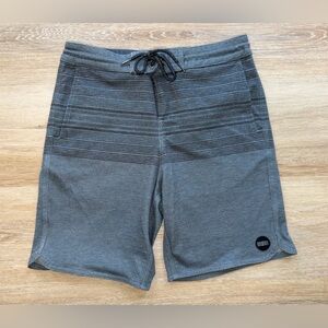 O’Neill Boys Grey Striped Boardshorts